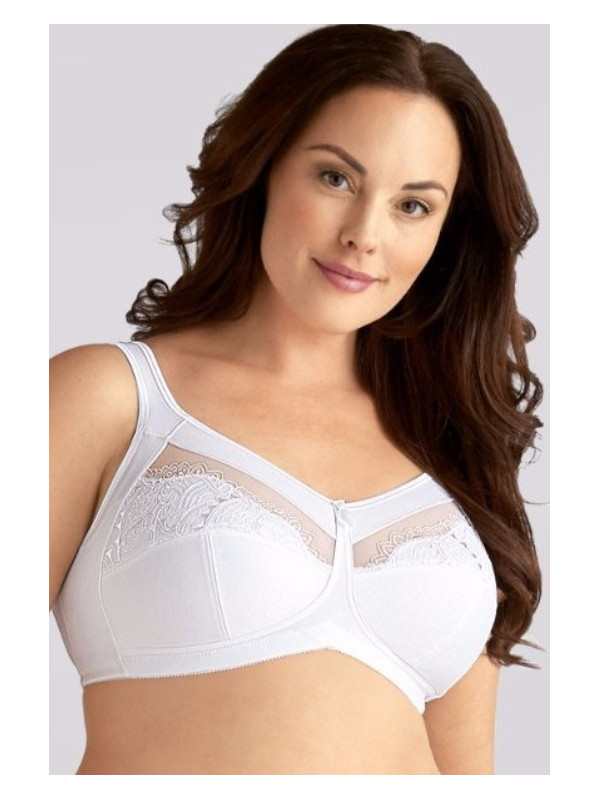 Elegancki miękki biustonosz bez fiszbin biały Amoena Isadora SB 0947