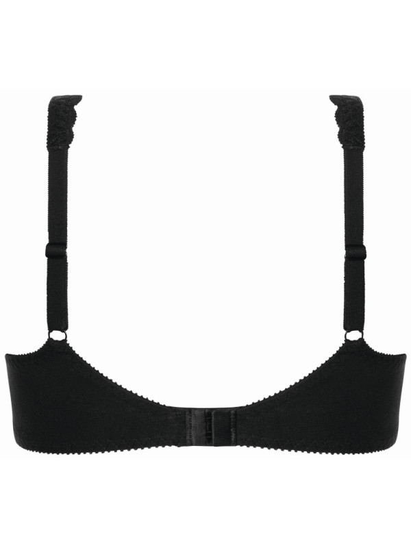 Biustonosz do protez piersi bez fiszbin czarny Amoena Jasmin SB