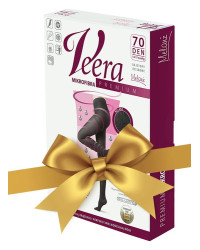 Rajstopy Przeciwżylakowe Veera 70 den Mikrofibra Melanż Ucisk Profilaktyczny