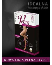 Rajstopy Medyczne Na Żylaki VEERA BEAUTY 70 DEN Czarne