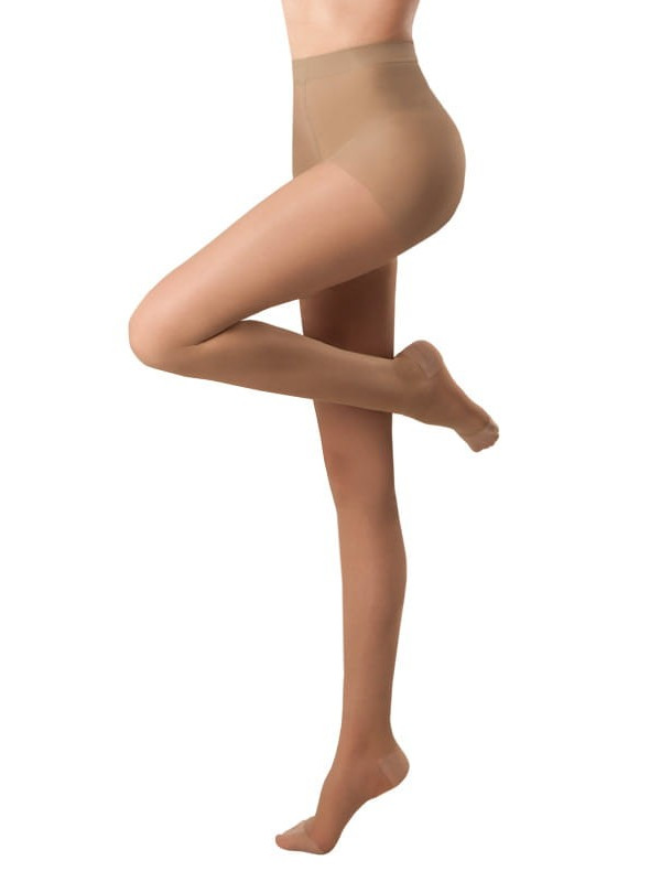 Rajstopy Przeciwżylakowe VEERA BEAUTY 70 DEN Ucisk Profilaktyczny Jasny Orzech