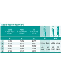 Pończochy Przeciwżylakowe Veera Forte CCL2 Czarne Otwarte palce II Klasa Ucisku