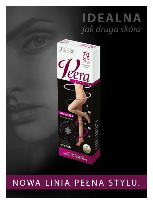 Podkolanówki Przeciwżylakowe VEERA BEUATY 70 DEN Przeciw Żylakom