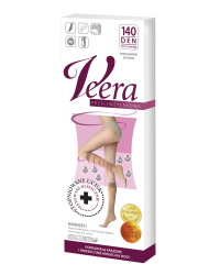 Podkolanówki Przeciwżylakowe Veera 140 den Solei Zamknięte palce