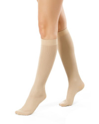 Skarpety kompresyjne na podróż Pani Teresa Travel PT0419 Jasny Beż