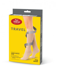 Skarpety podróżne Travel Socks Damskie Pani Teresa PT 0419 Czarne