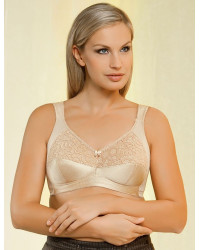 Miękki biustonosz bez fiszbin z kieszonkami na protezę piersi Afma 83-9