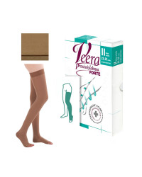 Pończochy Przeciwżylakowe Veera Forte CCL2 Karmel Otwarte palce II Klasa Ucisku