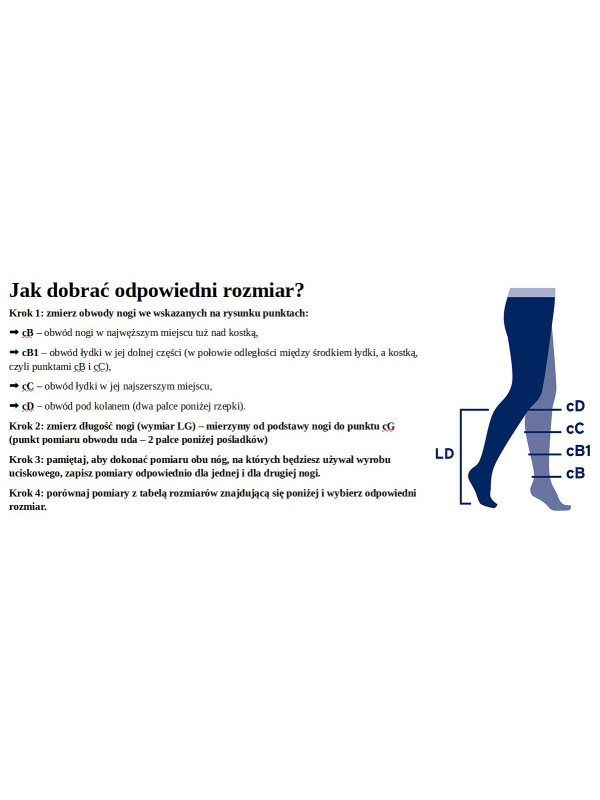 Podkolanówki Kompresujące Jobst Opaque Uciskowe I Naturalny