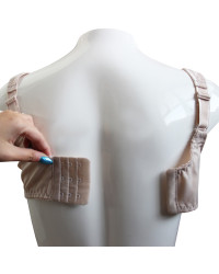 Biustonosz dla amazonek z kieszonkami do protez beżowy Thuasne Klaudia