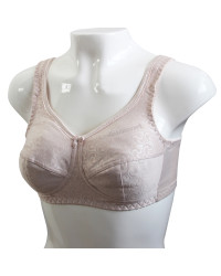 Biustonosz dla amazonek z kieszonkami do protez beżowy Thuasne Klaudia