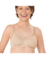 Biustonosz po rekonstrukcji piersi beżowy Amoena Mara SBP 1150