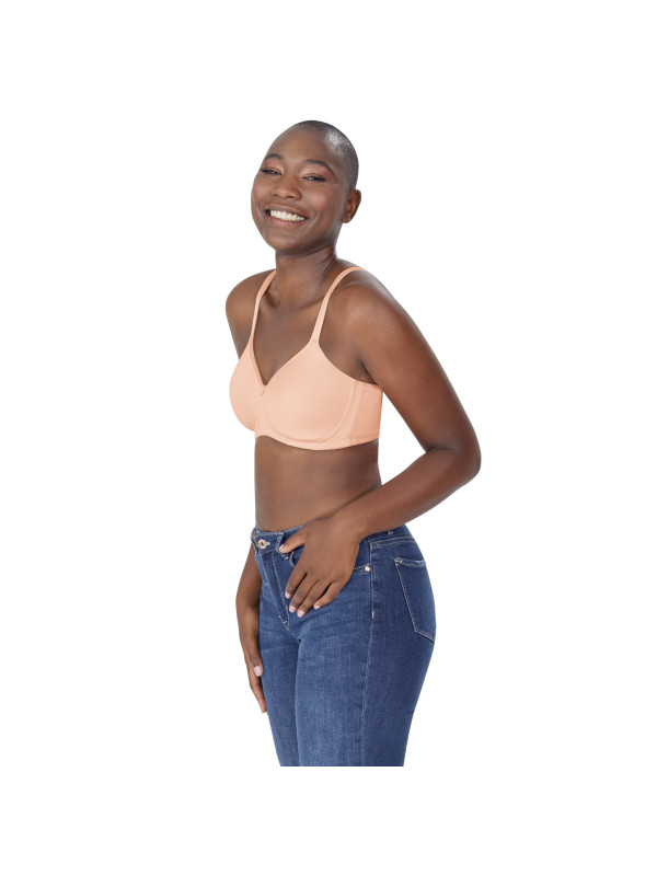 Biustonosz po rekonstrukcji piersi różowy Amoena Mara SBP 44805