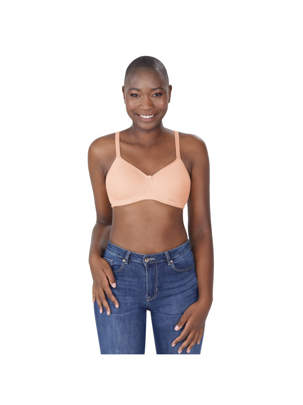 Biustonosz po rekonstrukcji piersi różowy Amoena Mara SBP 44805