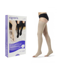 Pończochy Sigvaris Essential Thermoregulating (Cotton) Quadrinova ccl2 długie plus