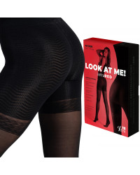 Rajstopy antycellulitowe Infrared Veera Czarne Den 40 13-17 mmHg – masaż mocny