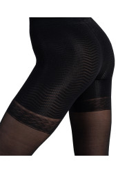 Rajstopy antycellulitowe Infrared Veera Czarne Den 40 13-17 mmHg – masaż mocny