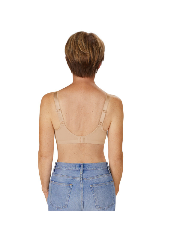 Biustonosz lśniący bez fiszbin miękki beżowy Amoena Rita SB 2004