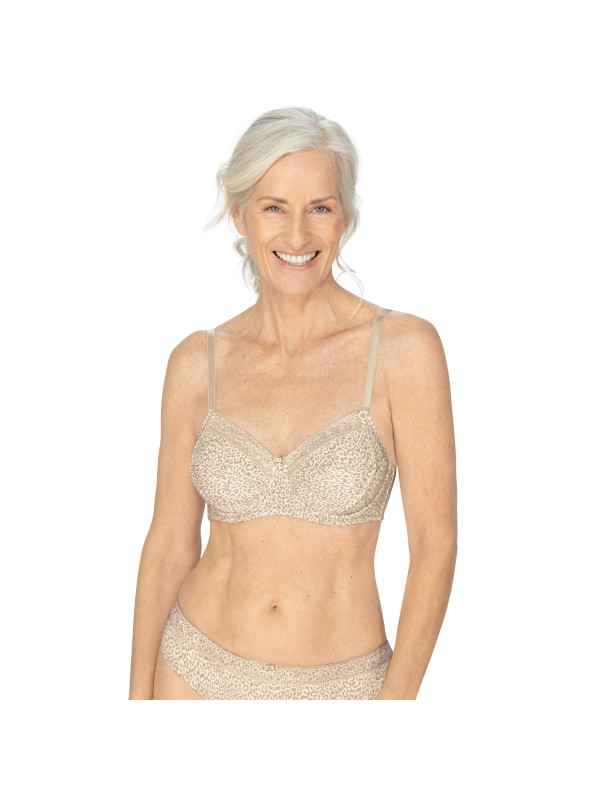 Biustonosz z kieszonkami na protezę na fiszbinach Amoena Bliss WB 44786