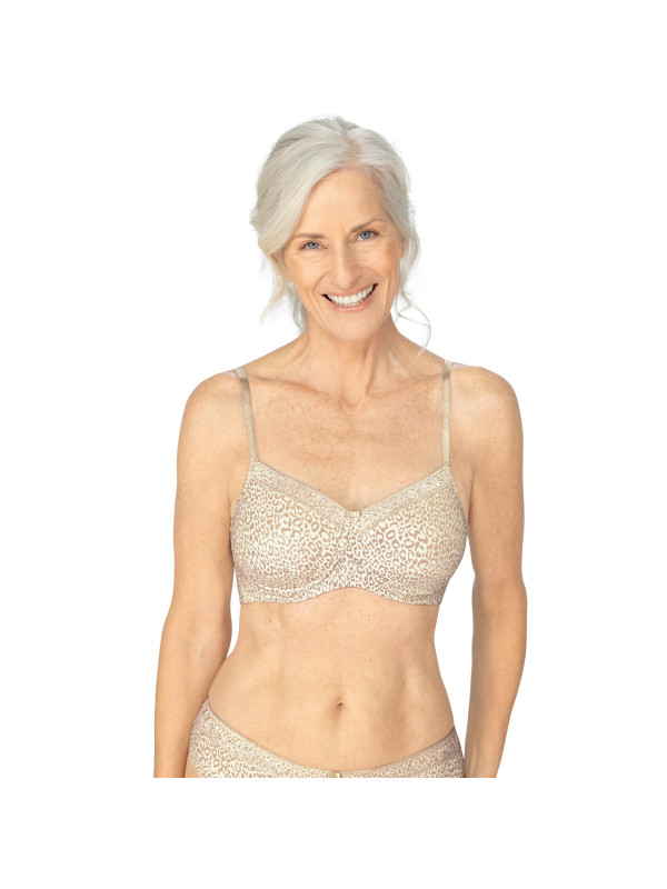 Usztywniany biustonosz bez fiszbin z kieszonkami Amoena Bliss SBP