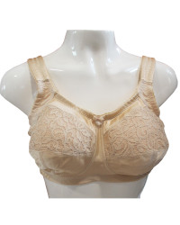 Miękki biustonosz bez fiszbin z kieszonkami na protezę piersi Afma 14-9