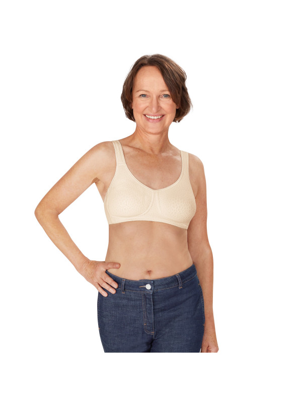 Biustonosz do protez piersi miękki bez fiszbin Amoena Mona SB 0568