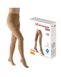 Rajstopy 2 klasa kompresji Aries Avicenum 360 DEN beżowe (natura)