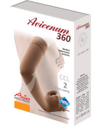 Rękaw kompresyjny na rękę odzież uciskowa klasa 2 Aries Avicenum 360 z rękawiczką
