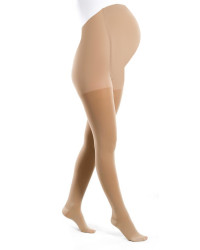 Rajstopy Przeciwżylakowe ciążowe Pani Teresa uciskowe 2 klasa kompresji Krótkie PT 0402 Beżowe