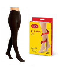 Rajstopy Przeciwżylakowe Długie Pani Teresa 1 klasa kompresji PT 0407 Czarne - Rajstopy medyczne uciskowe