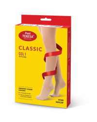 Rajstopy Przeciwżylakowe Pani Teresa 1 klasa kompresji Krótkie PT 0407 Czarne - Rajstopy medyczne uciskowe