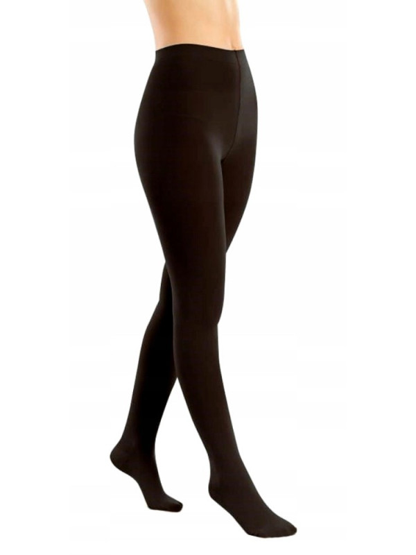 Rajstopy Przeciwżylakowe Pani Teresa 2 klasa kompresji Długie PT 0402 Czarne - Rajstopy medyczne uciskowe