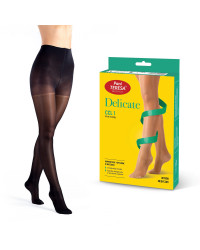 Rajstopy Przeciwżylakowe	Pani Teresa ccl1 Premium Delicate Krótkie  PT 0431 Czarne - Rajstopy medyczne uciskowe