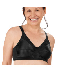 Biustonosz dla amazonek po operacji czarny Amoena Nancy SB 44870