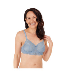 Biustonosz protetyczny z fiszbinami jasnoniebieski Amoena Karolina WB 44829