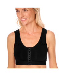 Biustonosz pooperacyjny uciskowy czarny Amoena Sarah SB 0779