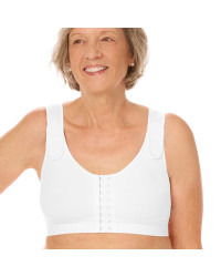 Biustonosz pooperacyjny kompresujący biały Amoena Sarah 0778