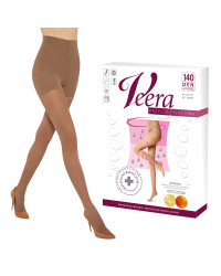 Rajstopy Przeciwżylakowe Veera karmel 140 den I Klasa Ucisku