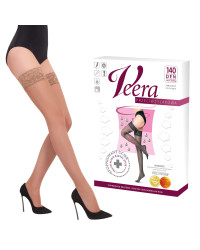 Pończochy Przeciwżylakowe Veera 140 den karmel I Klasa Ucisku
