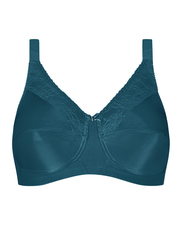 Biustonosz protetyczny dla amazonek bez fiszbin turkus Amoena Nancy SB 44882