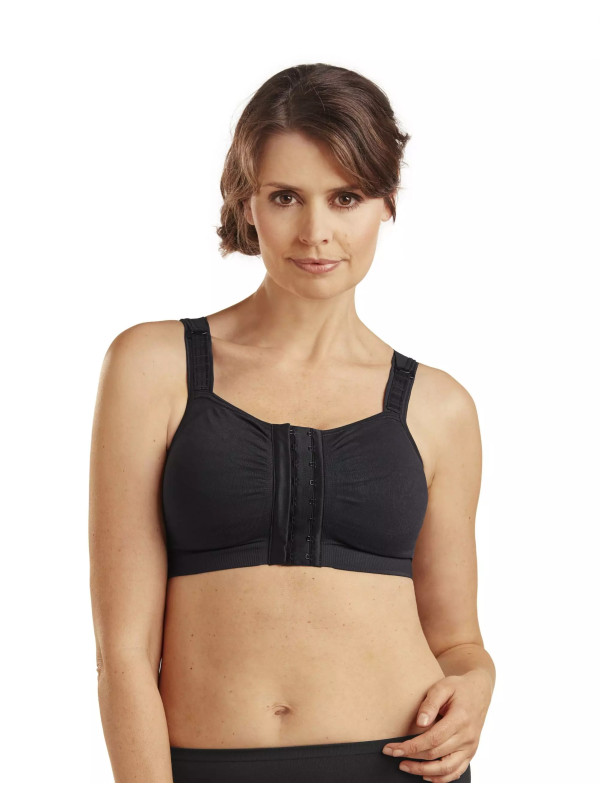 Biustonosz pooperacyjny kompresyjny Carefix Mary czarny