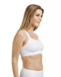 Biustonosz pooperacyjny z kieszonką Carefix Mary biały