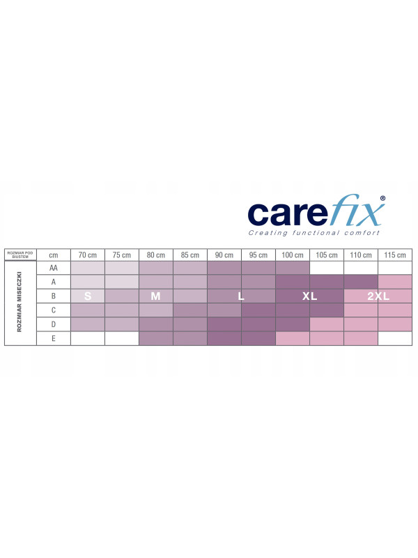 Biustonosz pooperacyjny z kieszonką Carefix Mary biały