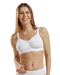 Biustonosz uciskowy kompresujący piersi Carefix Anna biały