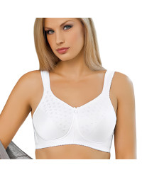 Biustonosz usztywniany bez fiszbin dla amazonek z kieszonkami Afma 12