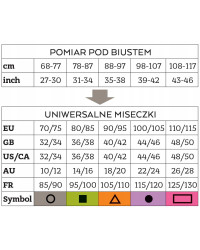 Biustonosz po operacji powiększenia biustu Amoena Leyla 44604