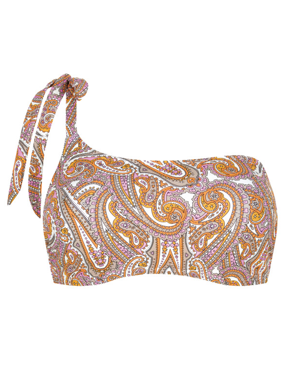 Bikini top kąpielowy góra od stroju bandeau do protez Amoena Marrakech 71712