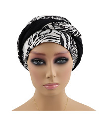 Turban bambusowy z opaską na głowę lub szyję po chemii Grace