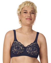 Biustonosz po mastektomii z fiszbinami Amoena Kyra granat WB