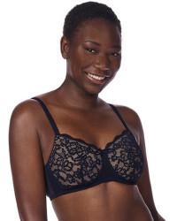 Biustonosz po mastektomii z fiszbinami Amoena Kyra granat WB